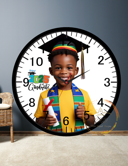 Personalized 10" graduation Wall Clock