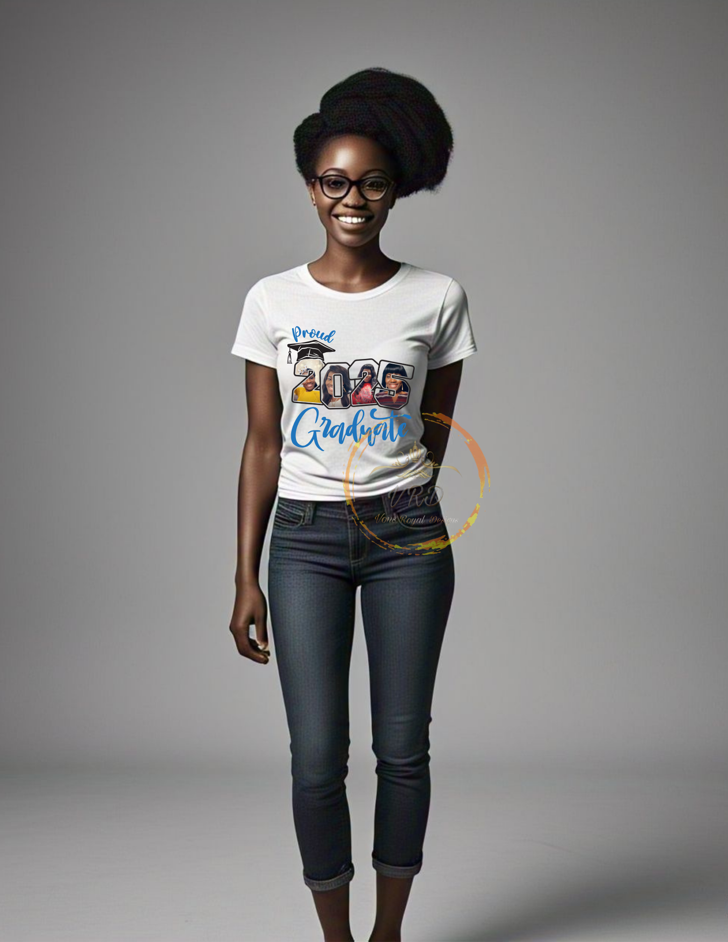 Personalized Proud Graduation Photo T-Shirt